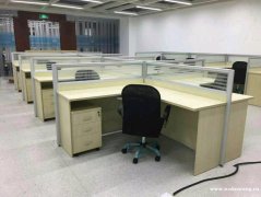 深圳回收板式办公家具屏风卡位办公椅