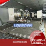 水饺速冻隧道 食品速冻设备生产线