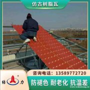 结力树脂屋顶瓦 山东青州塑料瓦 耐候合成树脂瓦 屋顶