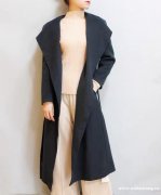冬季时尚女式外套 双面羊绒大衣 广州折扣女装拿货渠道