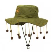 澳大利亚民俗风情帽子12珠流苏棉质宽檐帽子民族泼水节帽子厂家