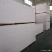 白色彩色雪弗板 中高密度PVC发泡板 橱柜底板用结皮发泡板